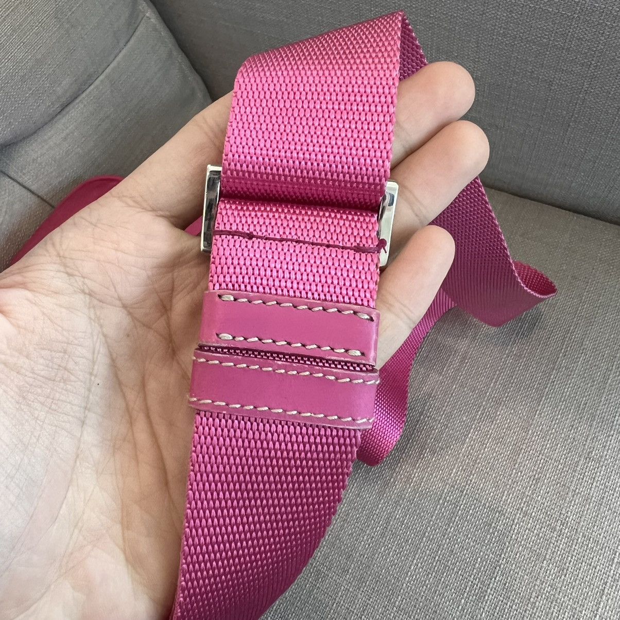 Prada ✨RARE✨Prada Pink Nylon Mini Crossbody Bag Size ONE SIZE - 12 Thumbnail