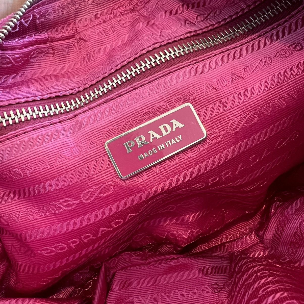 Prada ✨RARE✨Prada Pink Nylon Mini Crossbody Bag Size ONE SIZE - 15 Thumbnail