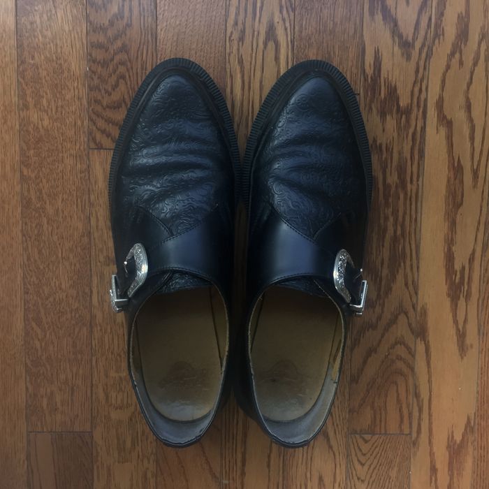 Dr. Martens Black Martel Buckle Strap Creeper Grailed