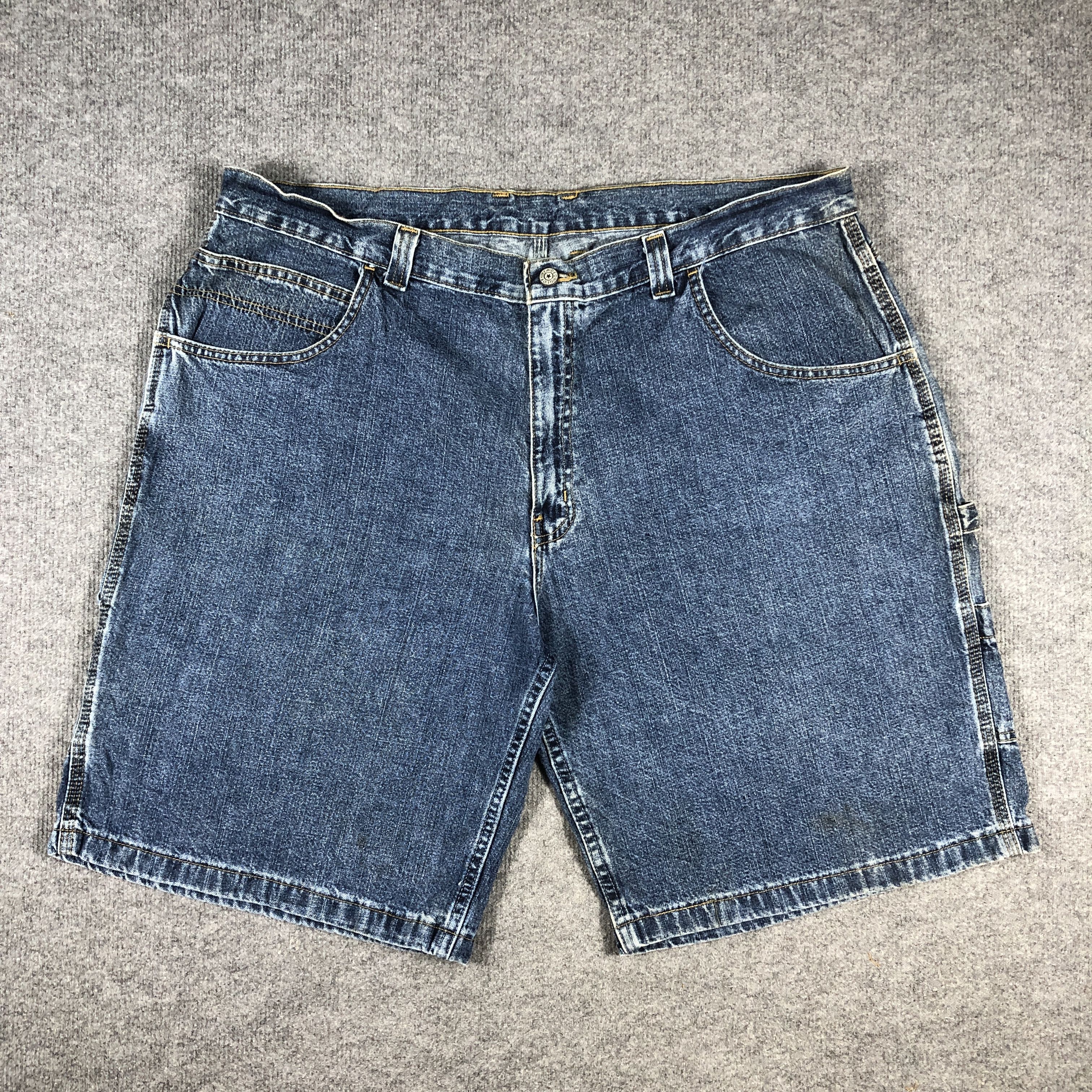 Faded Glory × Vintage Vintage Faded Glory Short Carpenter Jeans L726 Size US 43 - 1 Thumbnail