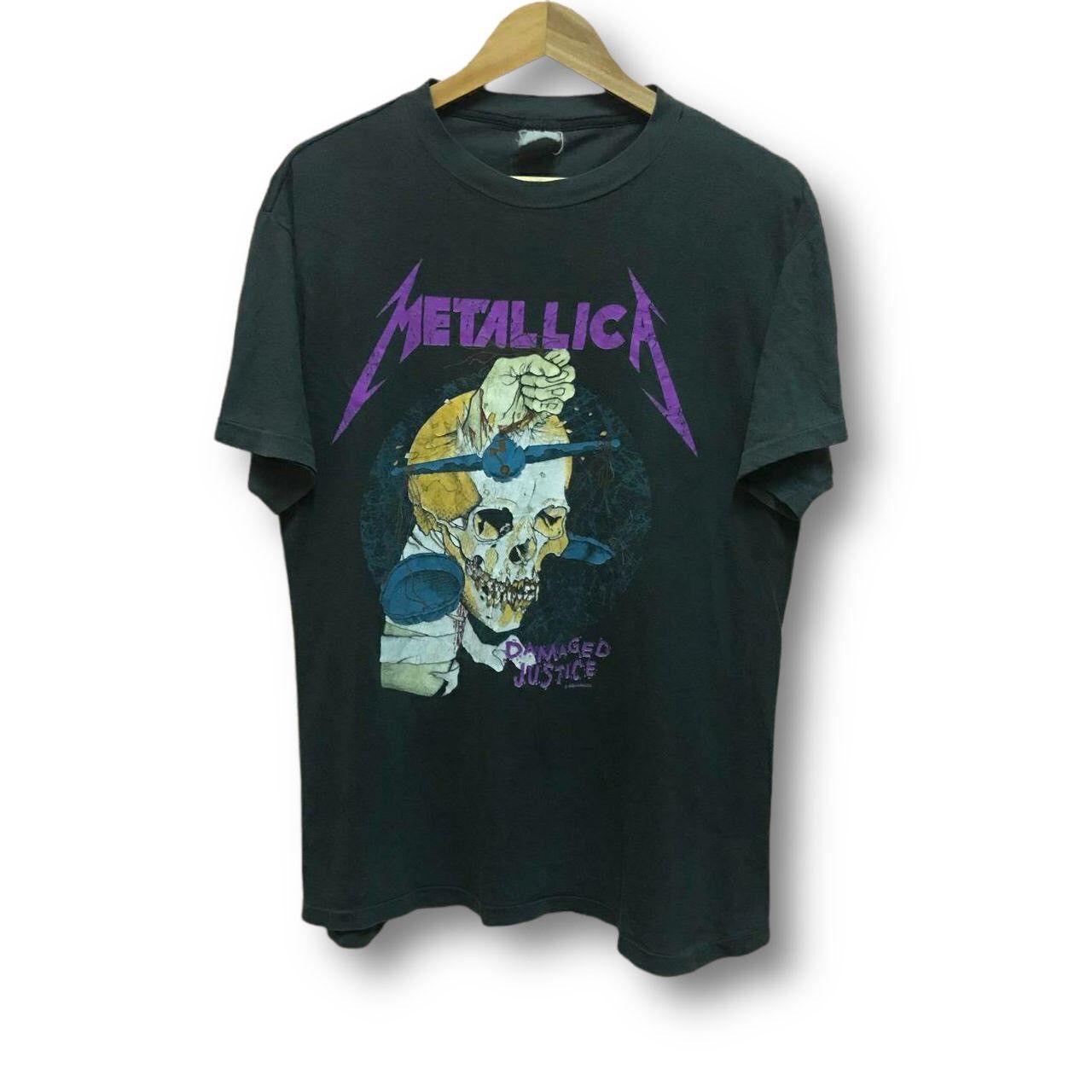 Vintage Original 1988 Metallica Damaged Justice T Shirt