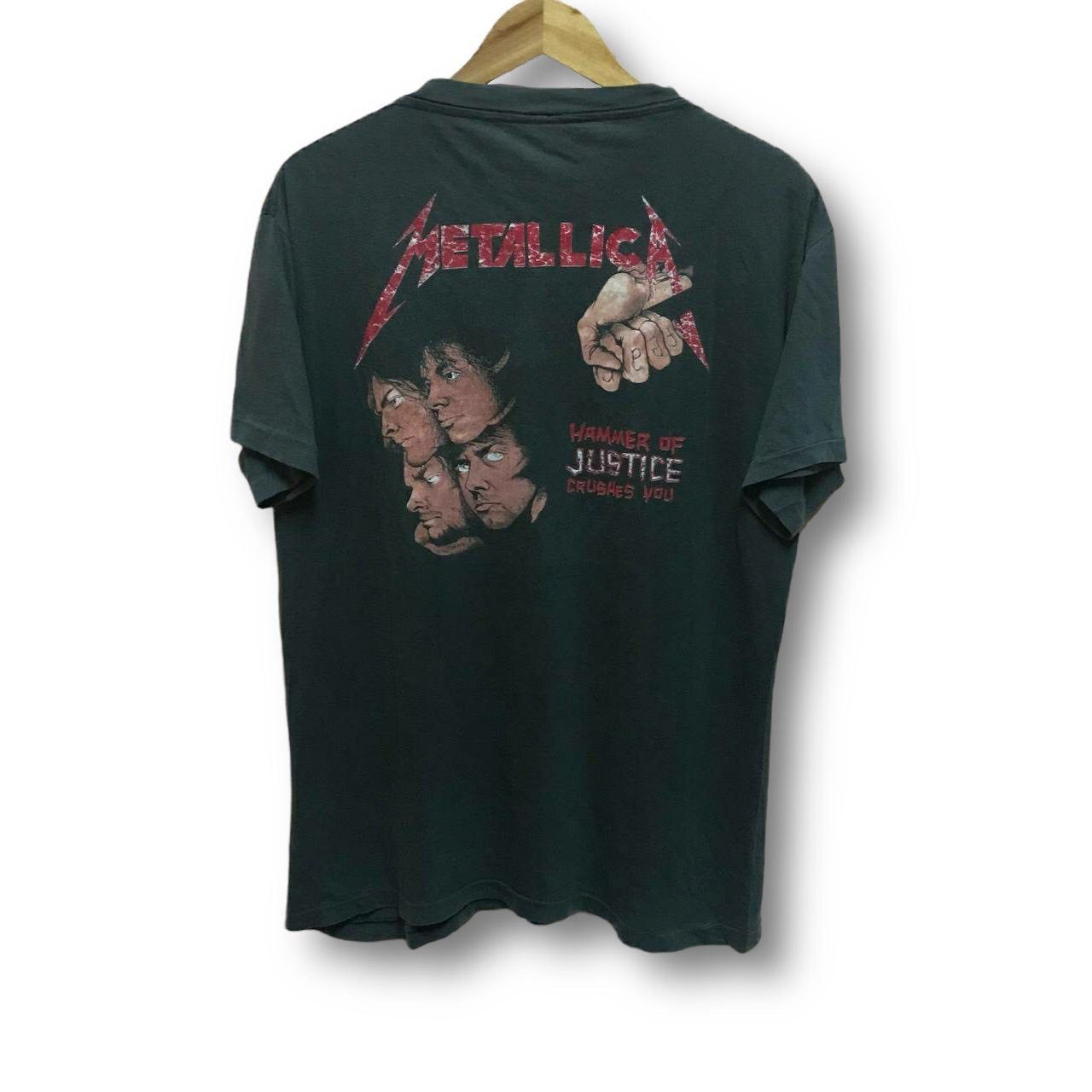 Band Tees Vintage Original 1988 Metallica Damaged Justice T Shirt Size US L / EU 52-54 / 3 - 2 Thumbnail