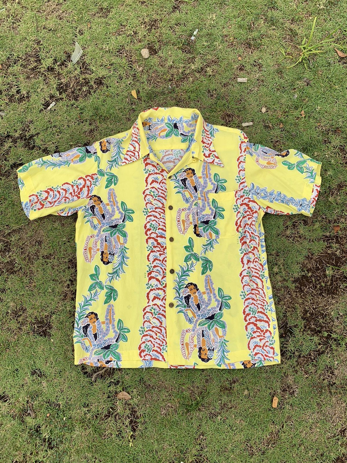 Japanese Brand 💸BINDINGOFFER💸VINTAGE HULAGIRL HAWAII SHIRT Size US S / EU 44-46 / 1 - 1 Thumbnail