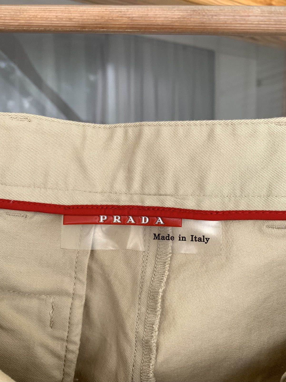 Prada × Vintage Prada Red Tab Vintage Chino Pants Size S Size US 30 / EU 46 - 9 Thumbnail