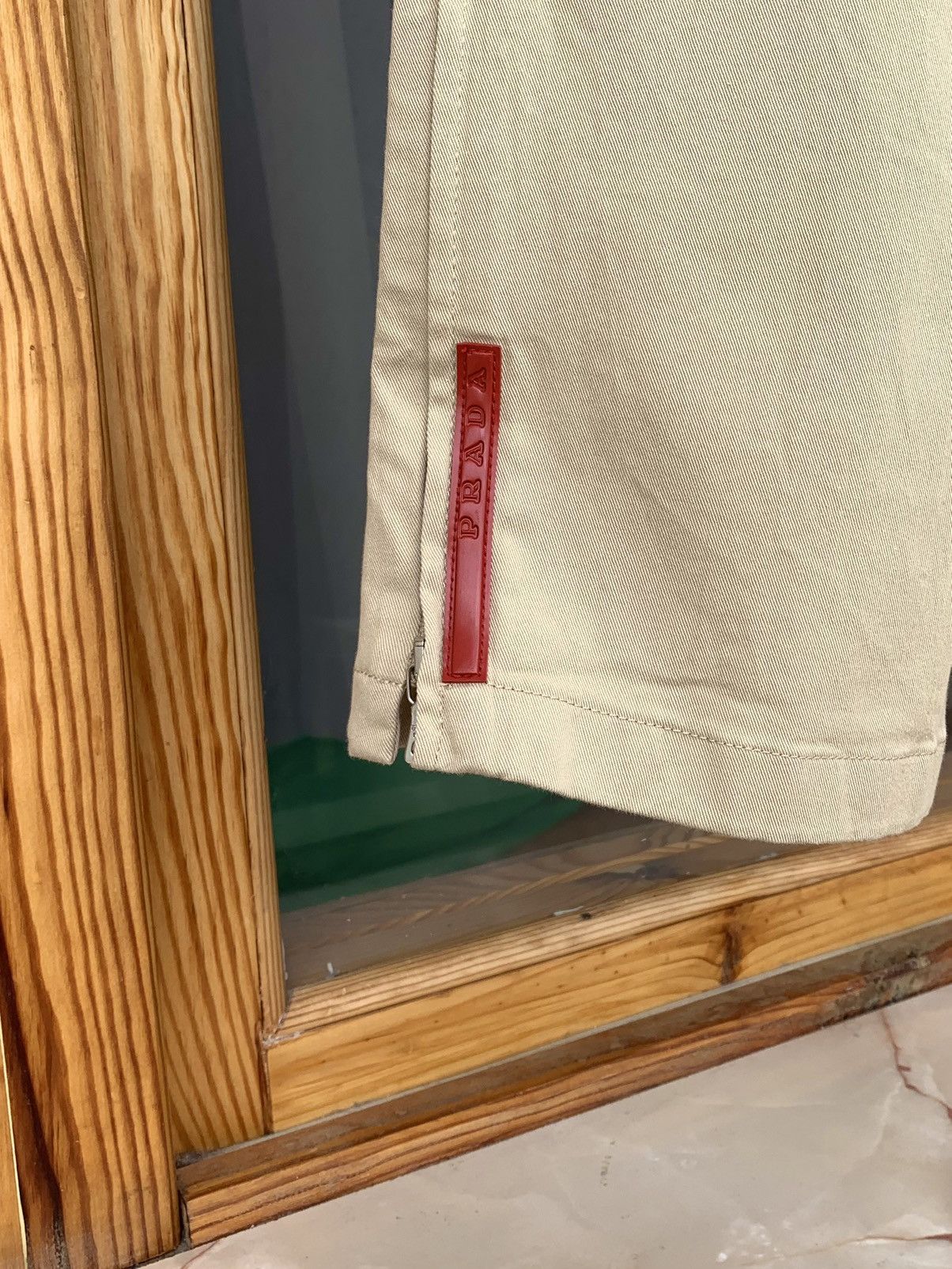 Prada × Vintage Prada Red Tab Vintage Chino Pants Size S Size US 30 / EU 46 - 4 Thumbnail