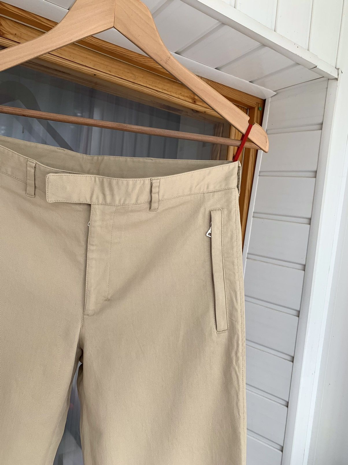 Prada × Vintage Prada Red Tab Vintage Chino Pants Size S Size US 30 / EU 46 - 2 Thumbnail