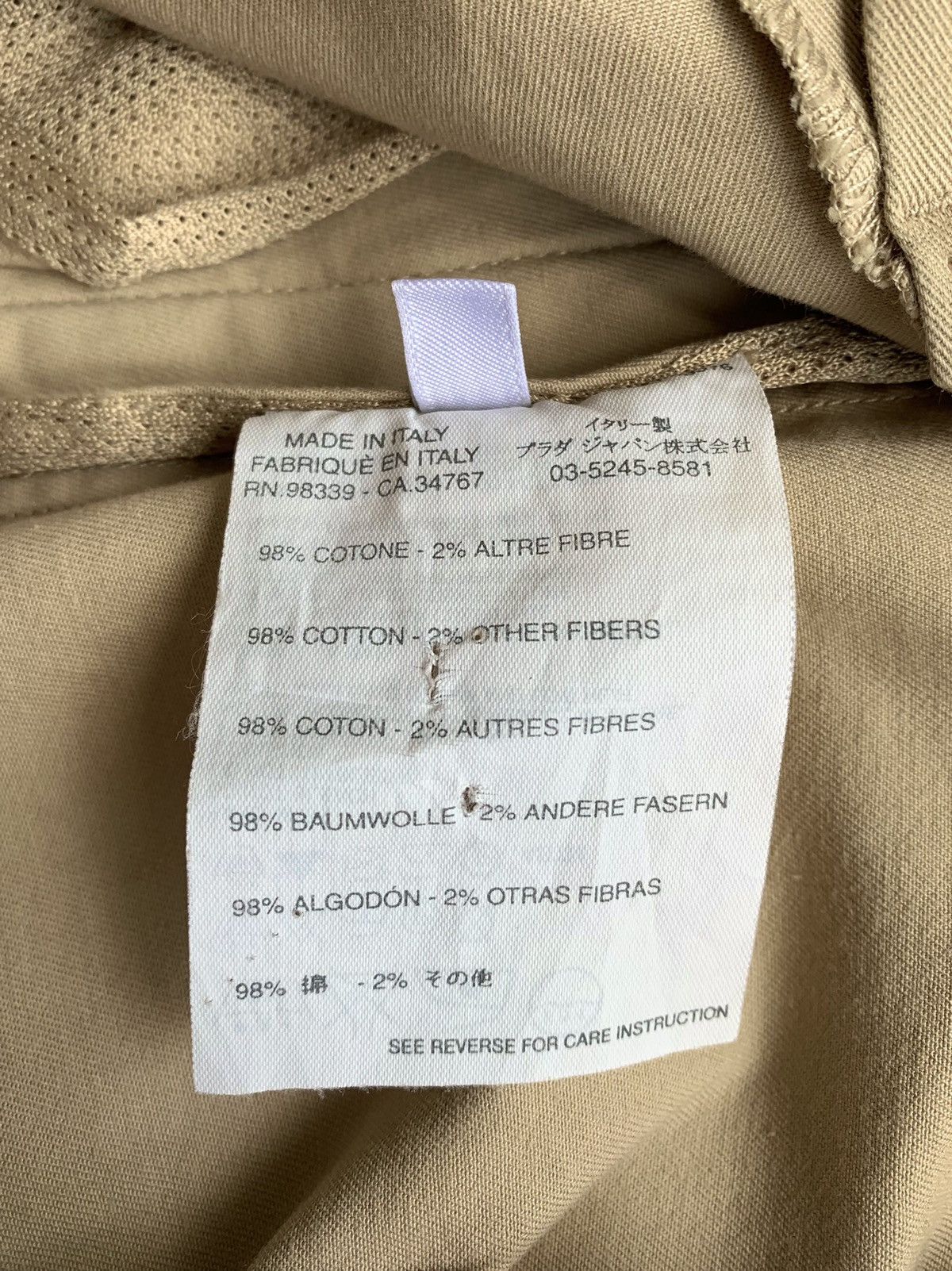 Prada × Vintage Prada Red Tab Vintage Chino Pants Size S Size US 30 / EU 46 - 12 Thumbnail