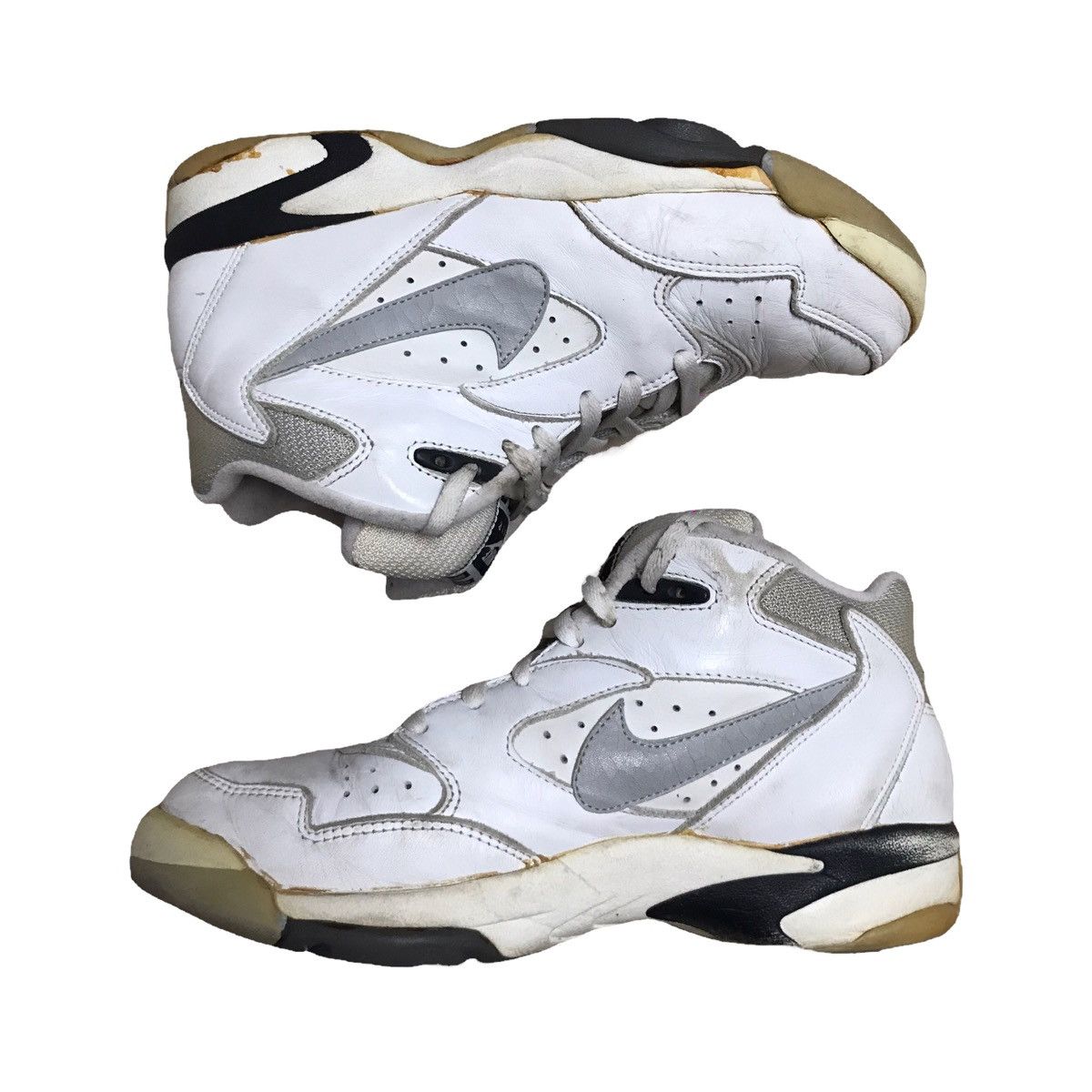Nike × Vintage Vintage Nike Court Force Neutral Grey Size US 9.5 / EU 42-43 - 2 Thumbnail