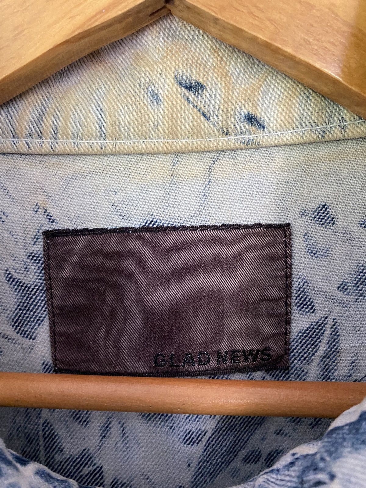 Japanese Brand Glad News japan Studs acids wash hybrid jacket Size US M / EU 48-50 / 2 - 16 Thumbnail