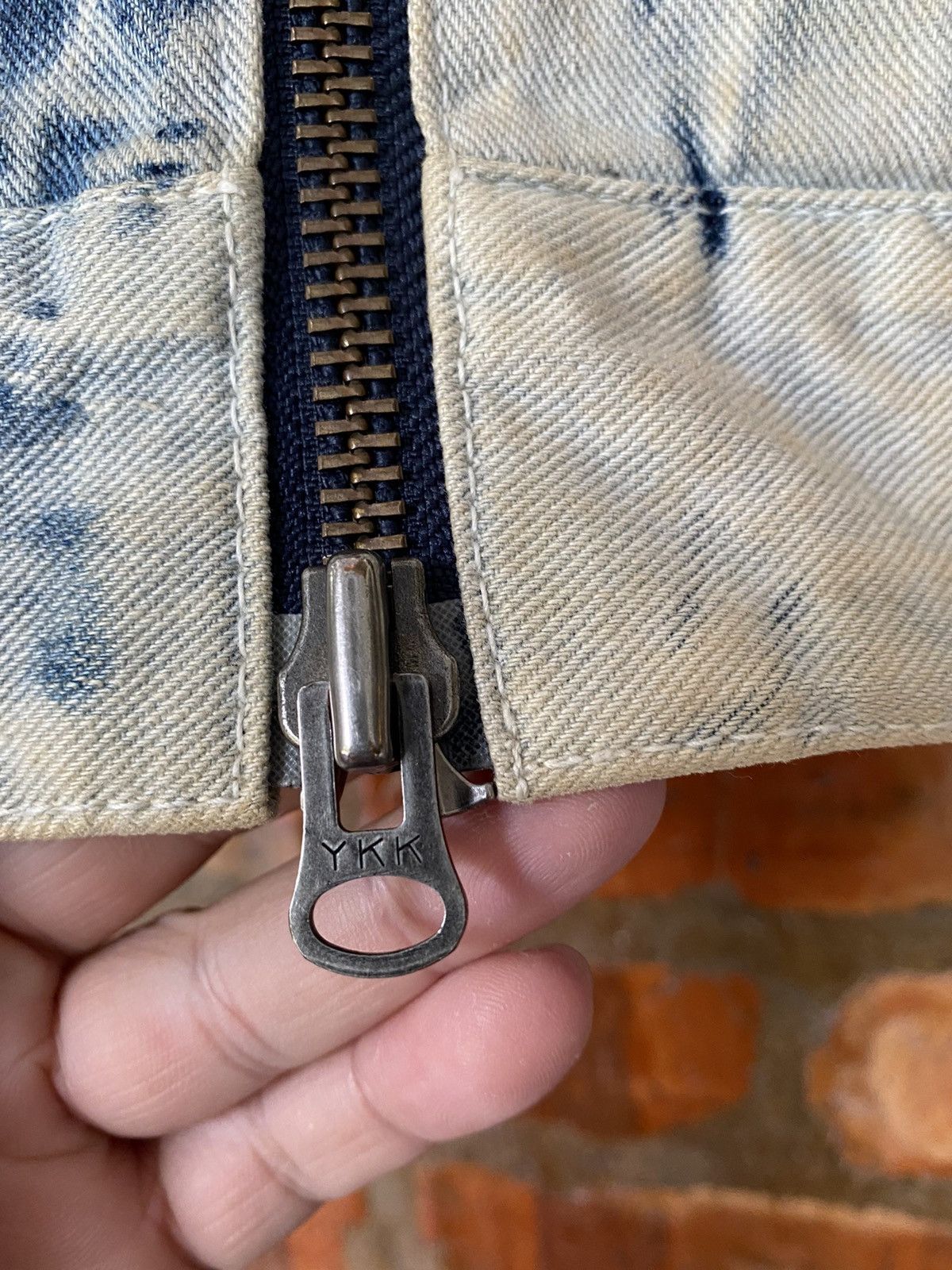 Japanese Brand Glad News japan Studs acids wash hybrid jacket Size US M / EU 48-50 / 2 - 11 Thumbnail