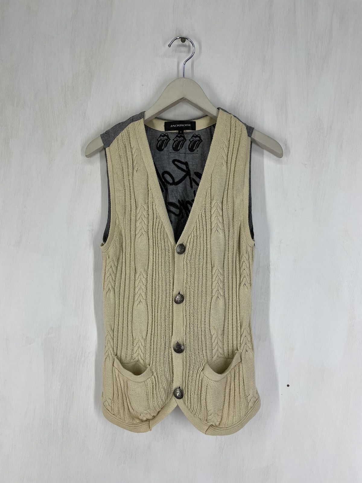 JACKROSE × The Rolling Stones Jack Rose x The Rolling Stones vest Size US M / EU 48-50 / 2 - 2 Thumbnail