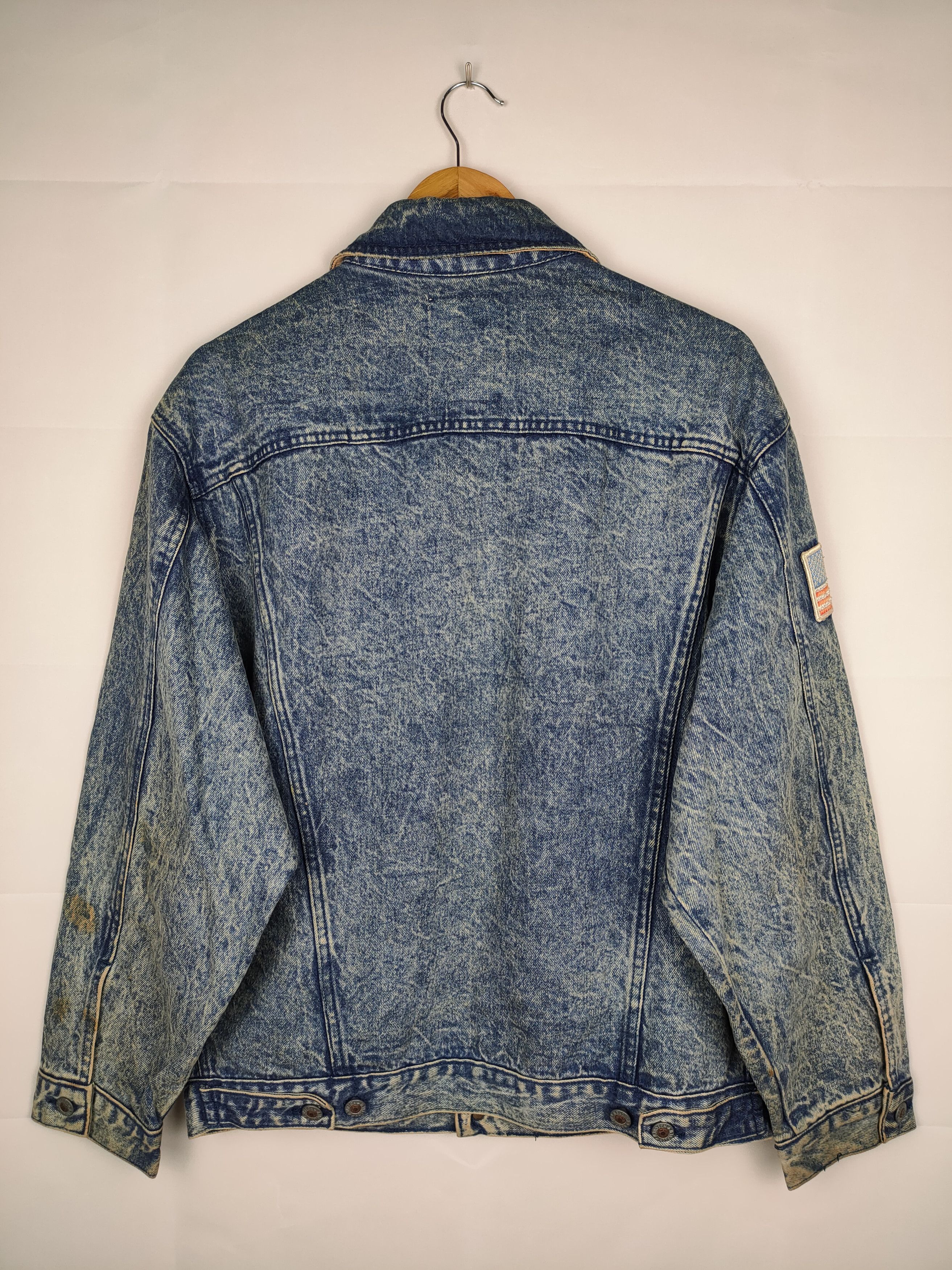 Vintage Vintage Hot Crew Denim Jacket Patches Size US L / EU 52-54 / 3 - 3 Thumbnail