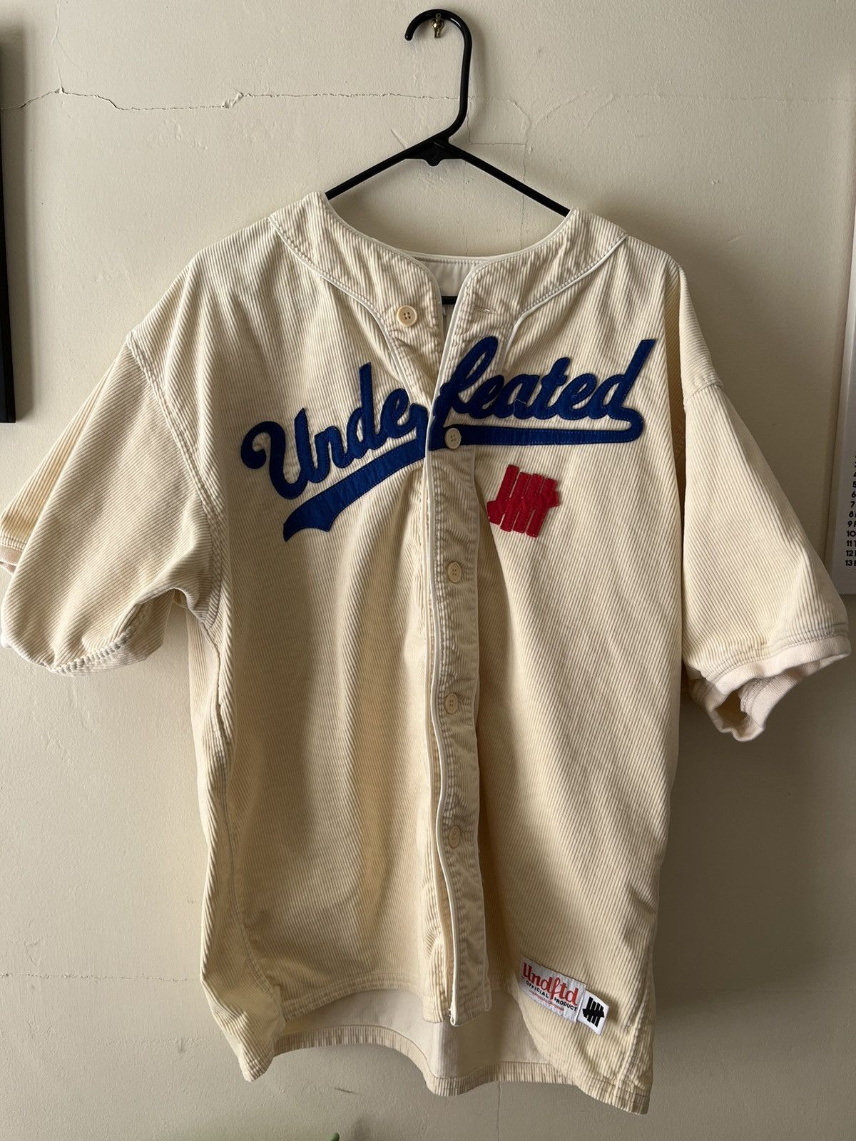 Undefeated Corduroy Baseball Jersey for Sale in Long Beach, CA