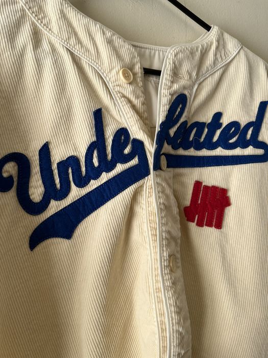 Undefeated UNDEFEATED CORDUROY BASEBALL JERSEY SIZE L | Grailed