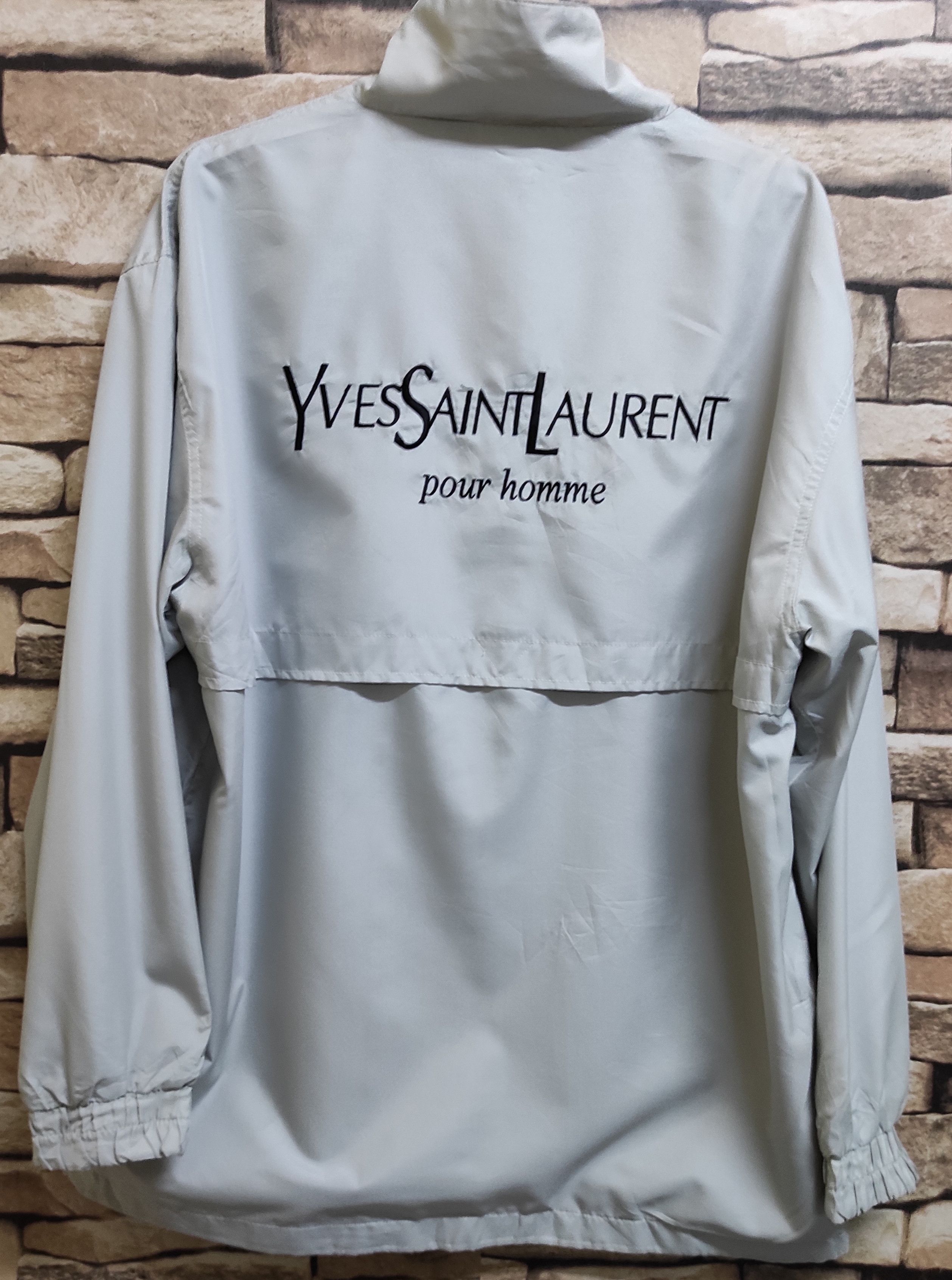 Yves Saint Laurent nylon zipper jacket