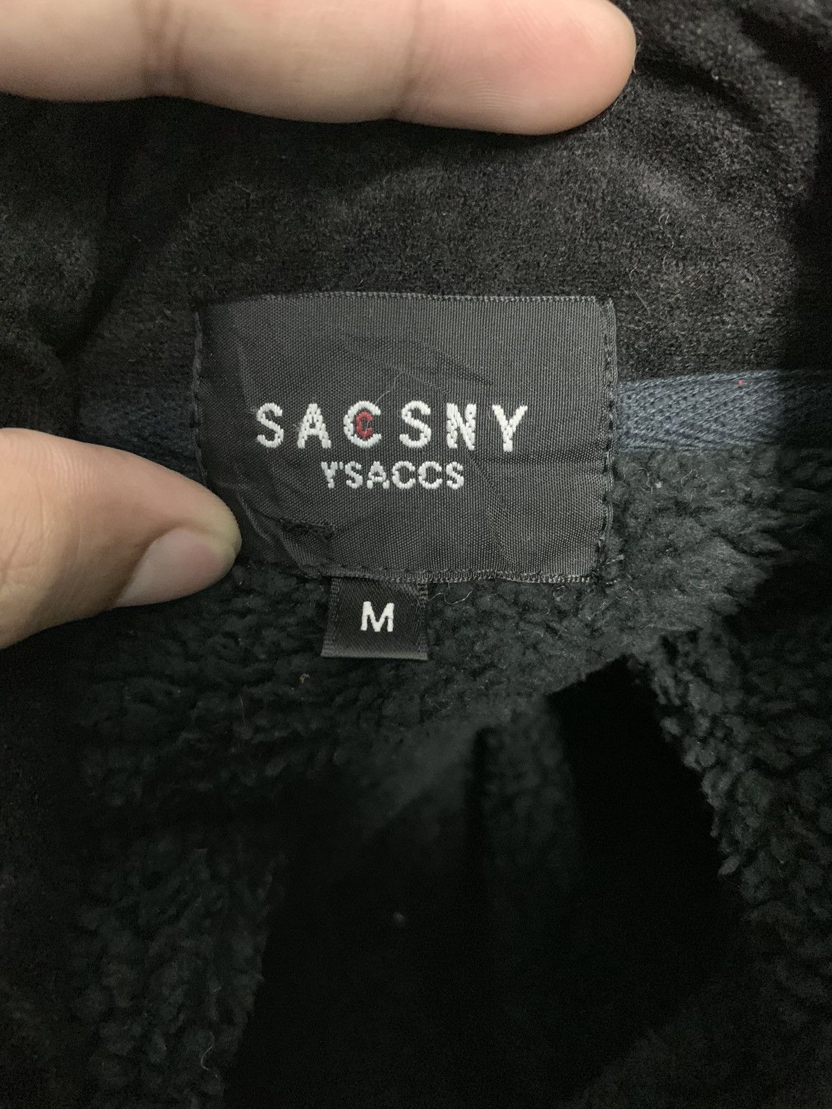 Yohji Yamamoto 🇯🇵 Y'saccs By Yohji Yamamoto Fleece Sweaters Jacket Size US M / EU 48-50 / 2 - 5 Thumbnail