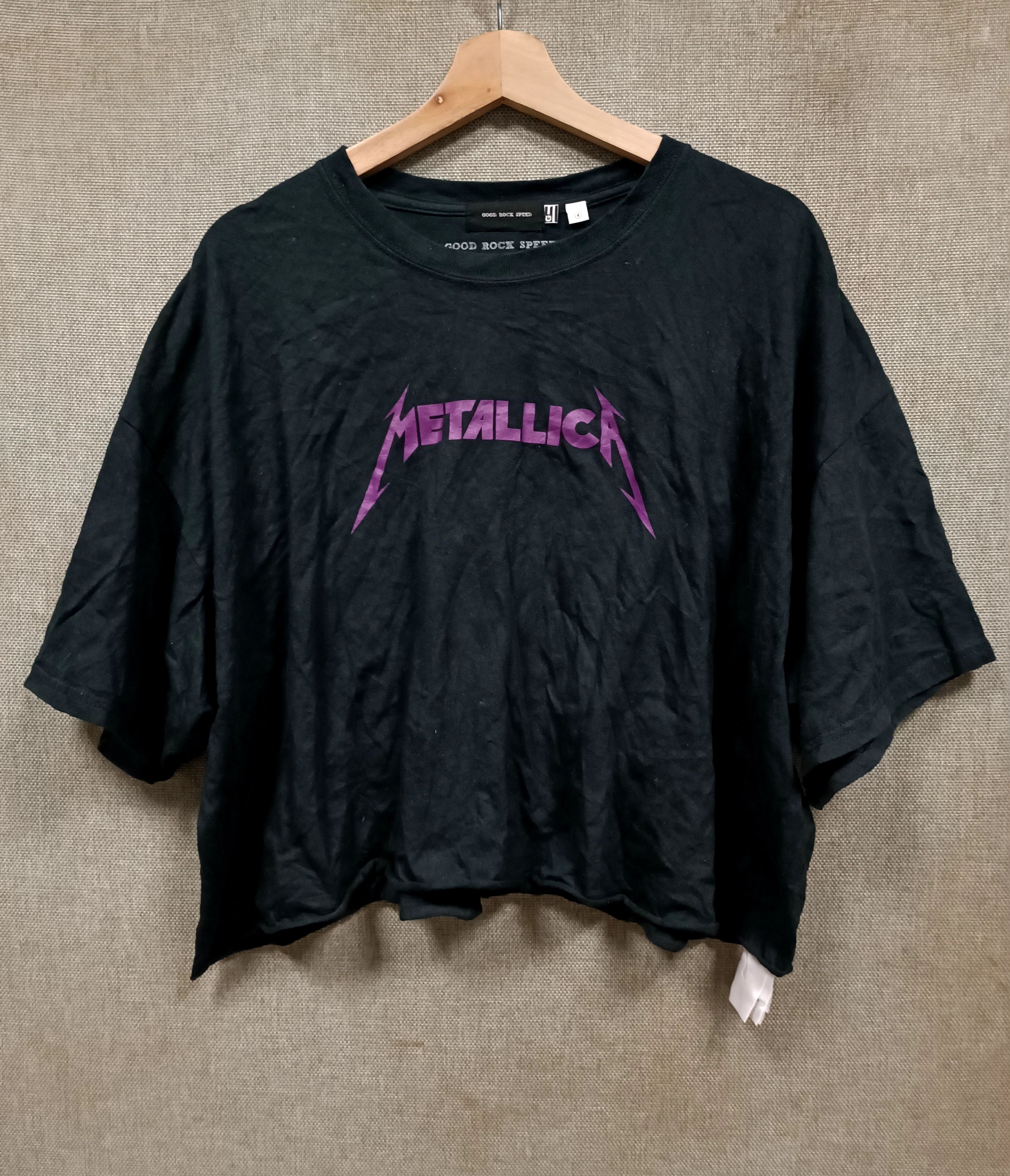 Band Tees × Metallica t shirt crop top band Metallica Size US XXL / EU 58 / 5 - 1 Thumbnail
