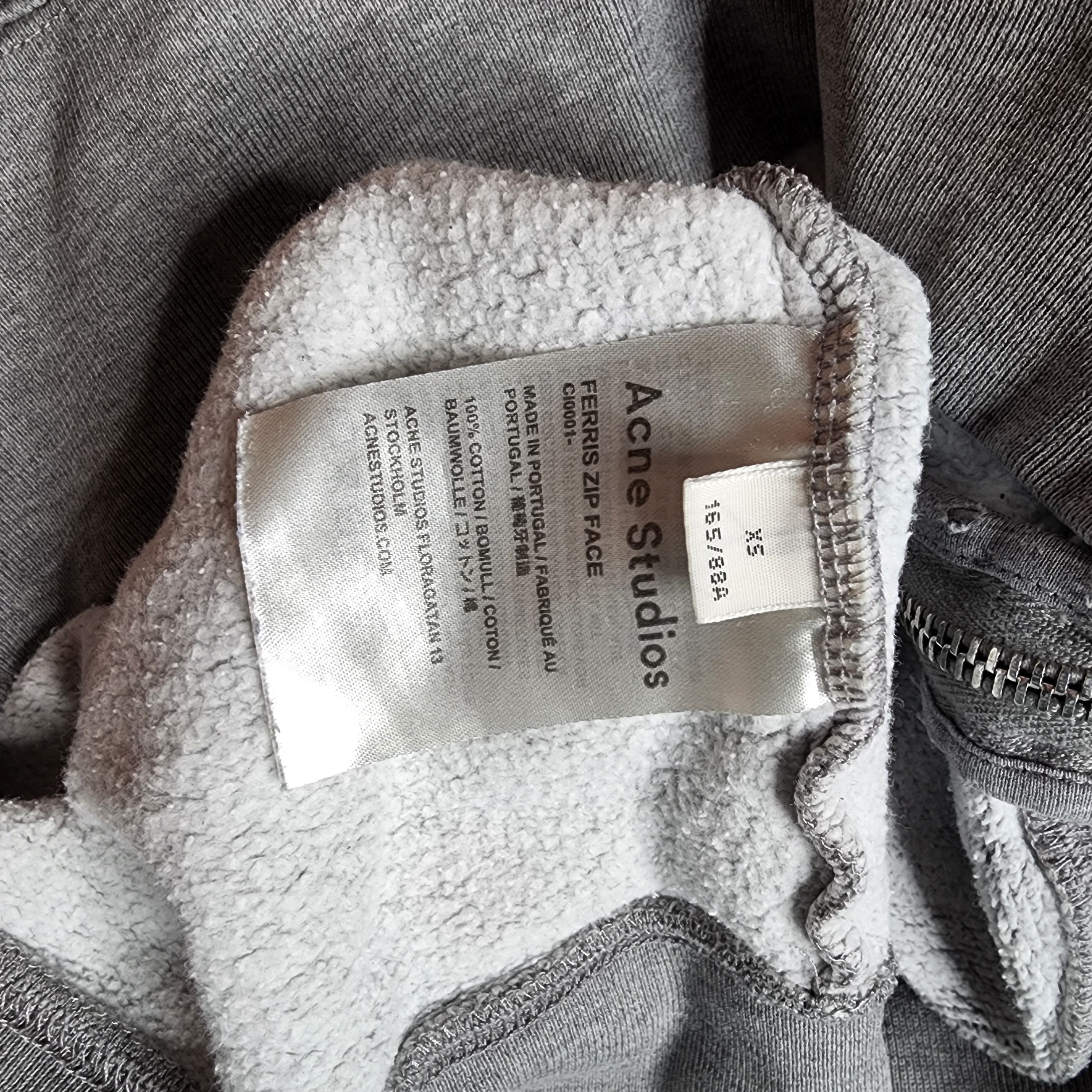 Acne Studios Acne Studios - Ferris Face Zip Hoodie Size US XS / EU 42 / 0 - 7 Thumbnail