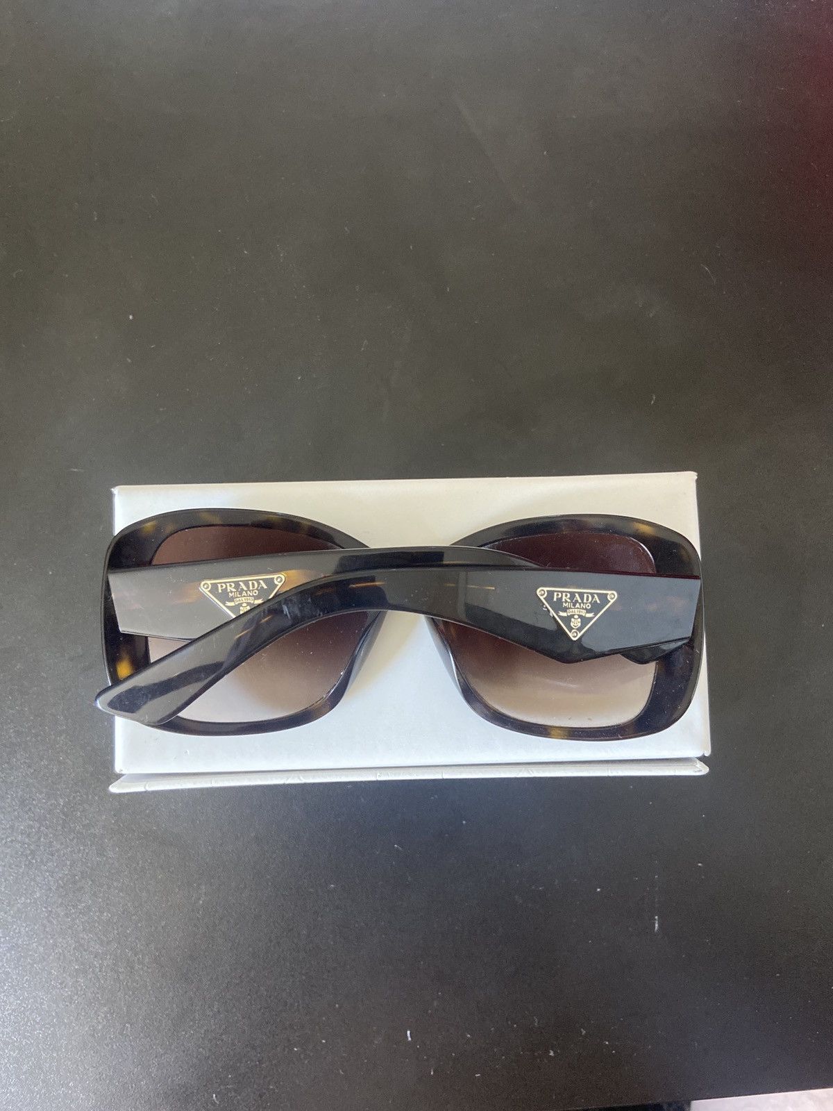 Prada triangle logo sunglasses