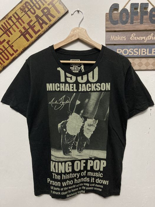 割引卸売 PPFM Michael Jackson king of pop tee - トップス