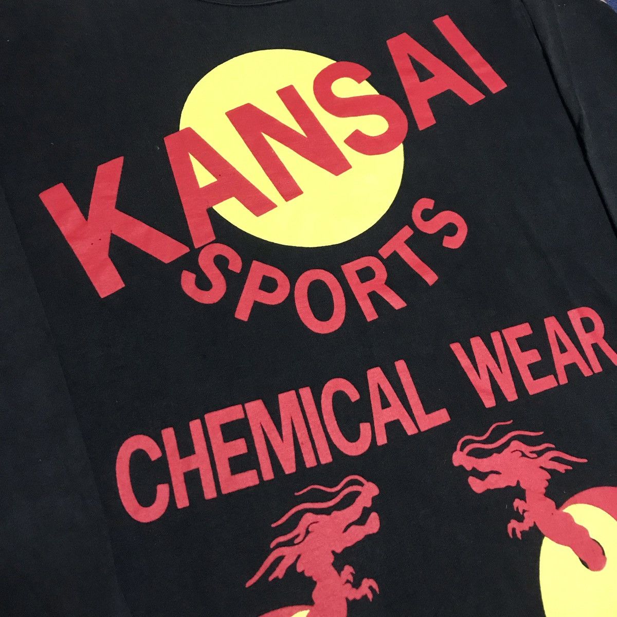Kansai Yamamoto 🔥 Vintage Kansai Sports dragons graphic tee long sleeve tee Size US M / EU 48-50 / 2 - 2 Thumbnail