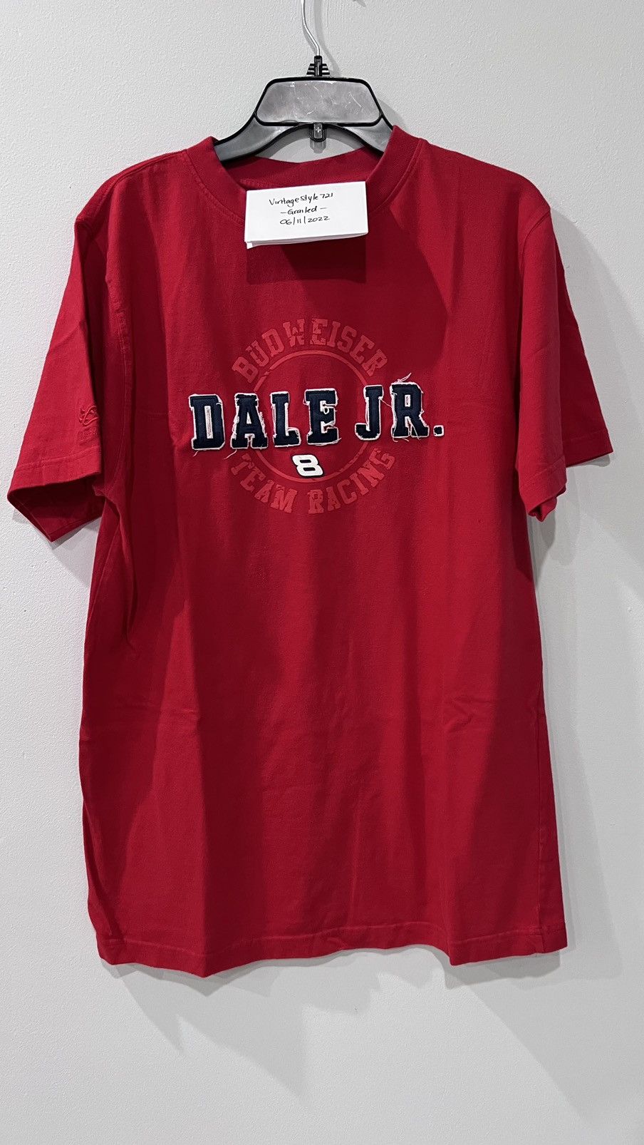 Budweiser × NASCAR × Vintage Dale JR #8 Budweiser Team Racing Size Large Size US L / EU 52-54 / 3 - 5 Thumbnail