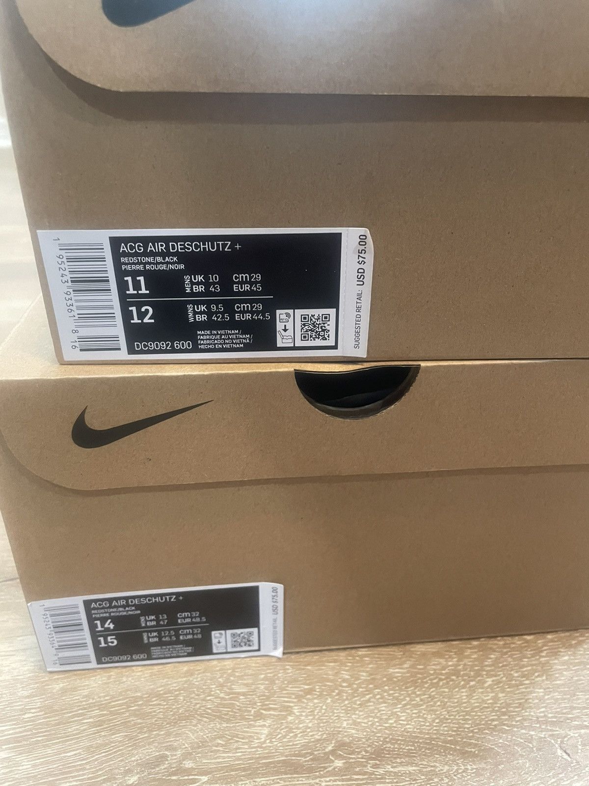 Nike Nike ACG Air Deschutz+ Sandals in Redstone/Black Size M14 Size US 14 / EU 47 - 12 Thumbnail