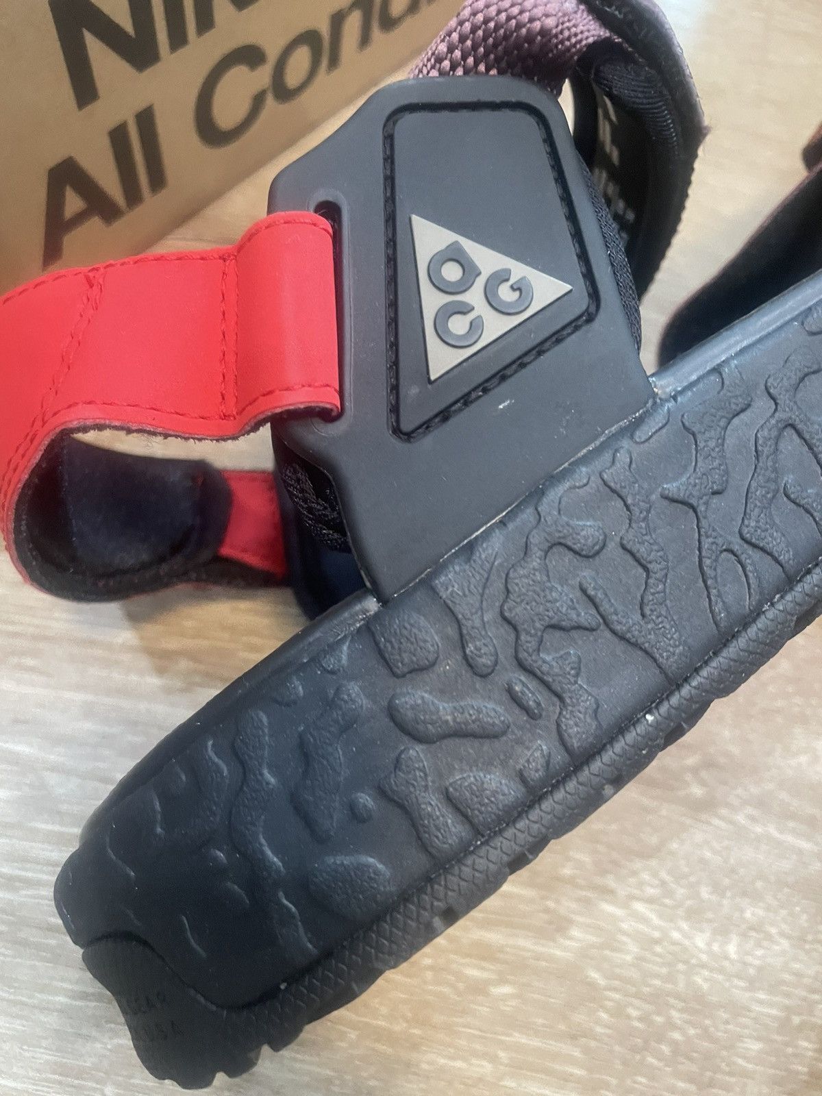 Nike Nike ACG Air Deschutz+ Sandals in Redstone/Black Size M14 Size US 14 / EU 47 - 3 Thumbnail