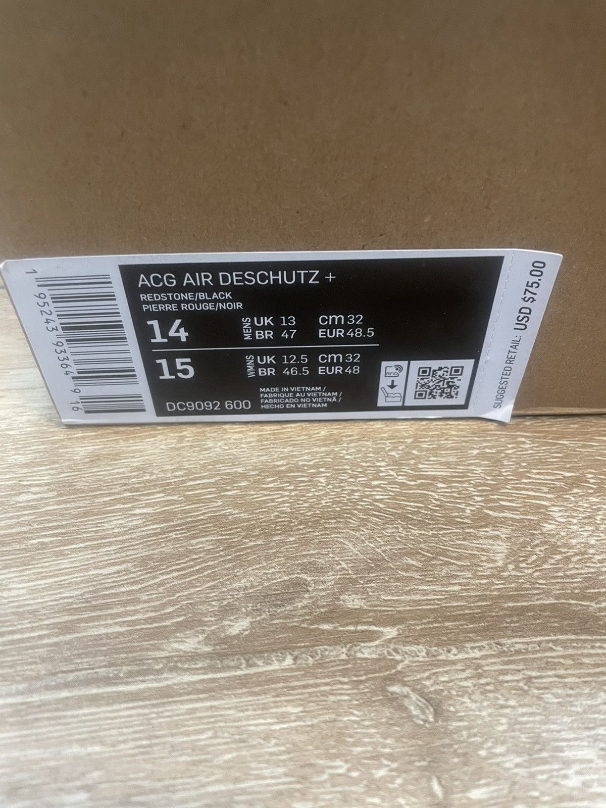 Nike Nike ACG Air Deschutz+ Sandals in Redstone/Black Size M14 Size US 14 / EU 47 - 11 Thumbnail