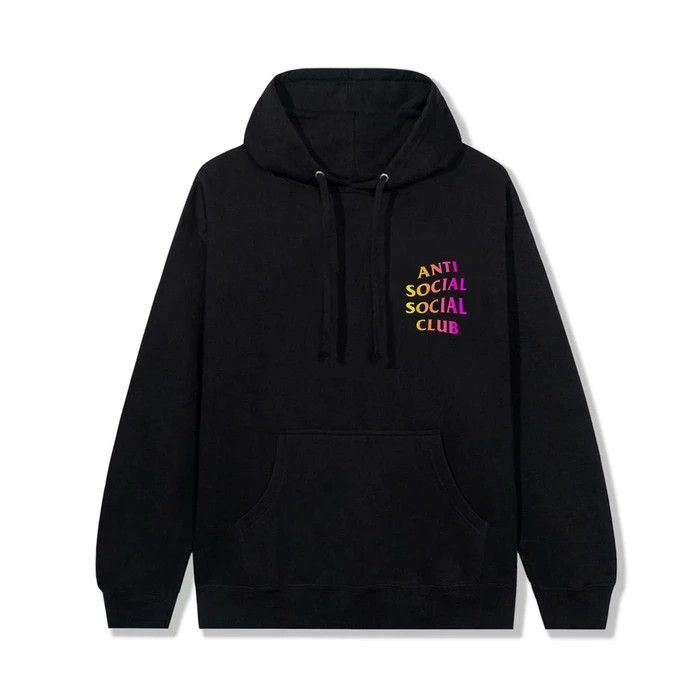anti social social club cancelled again black hoodie