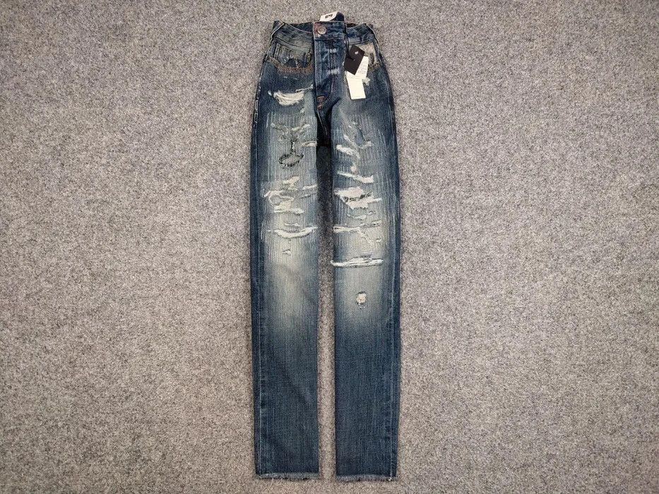 Scotch & Soda New Scotch & Soda Amsterdams Blauw Dean Patchwork Jeans Size US 30 / EU 46 - 1 Thumbnail