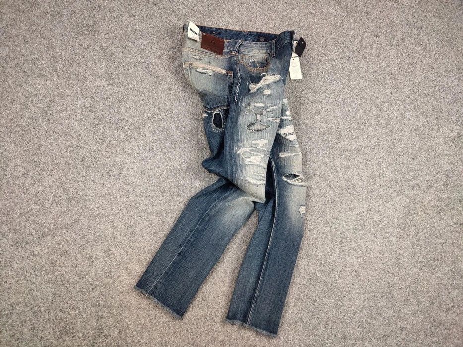 Scotch & Soda New Scotch & Soda Amsterdams Blauw Dean Patchwork Jeans Size US 30 / EU 46 - 7 Thumbnail