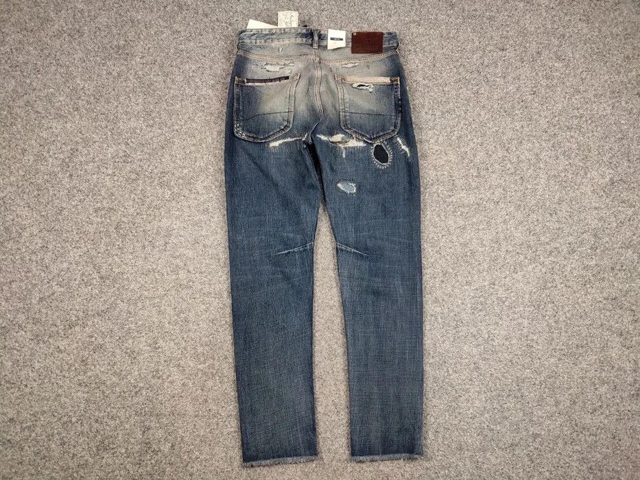 Scotch & Soda New Scotch & Soda Amsterdams Blauw Dean Patchwork Jeans Size US 30 / EU 46 - 6 Thumbnail