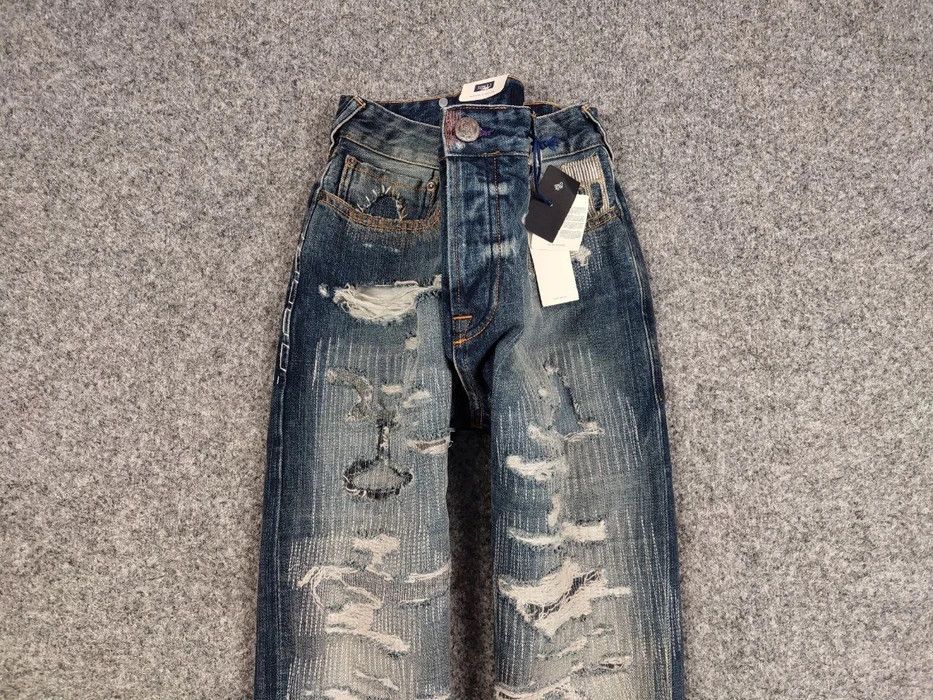Scotch & Soda New Scotch & Soda Amsterdams Blauw Dean Patchwork Jeans Size US 30 / EU 46 - 3 Thumbnail