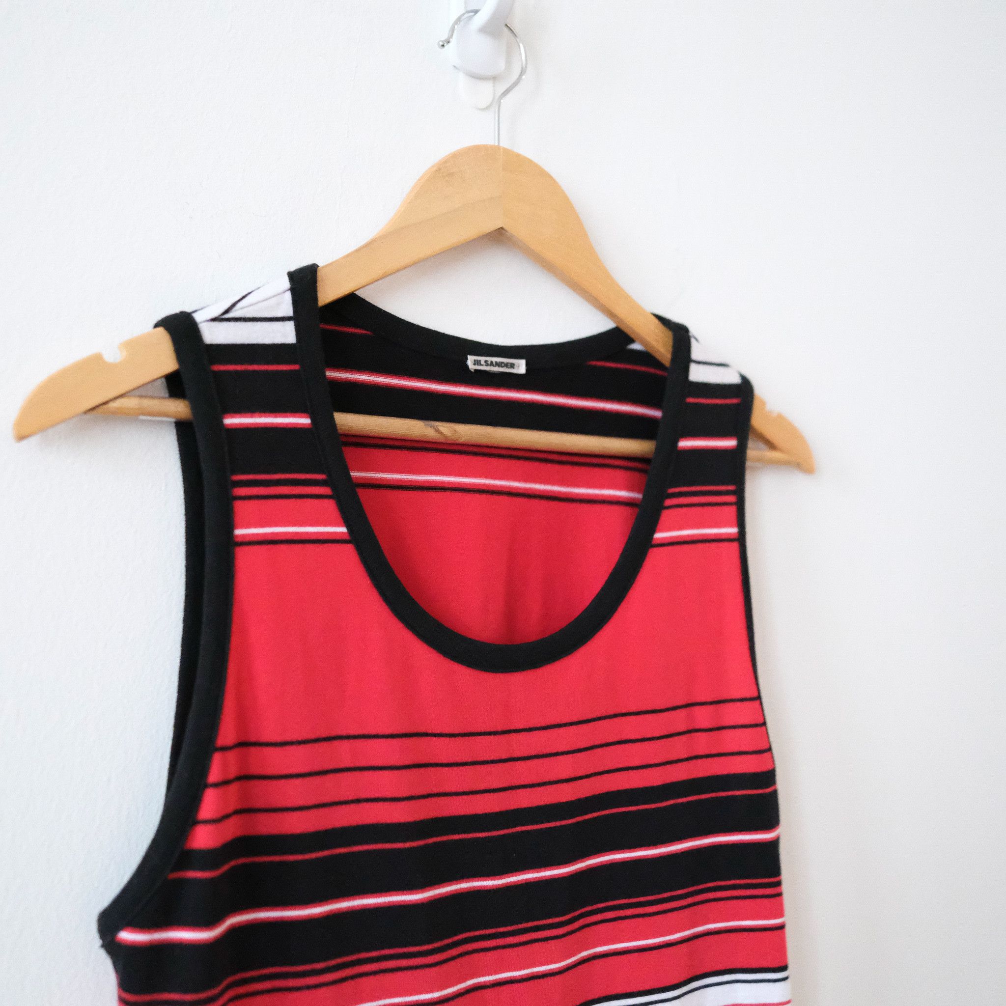 Jil Sander Jil Sander+ Striped Tank Size US S / EU 44-46 / 1 - 2 Thumbnail