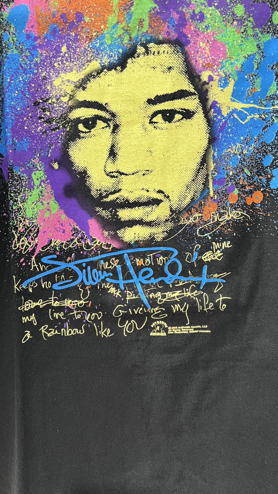 Band Tees × Jimi Hendrix × Vintage Jimi Hendrix Bold as Love Signature Rock TShirt Sz:L Size US L / EU 52-54 / 3 - 3 Thumbnail