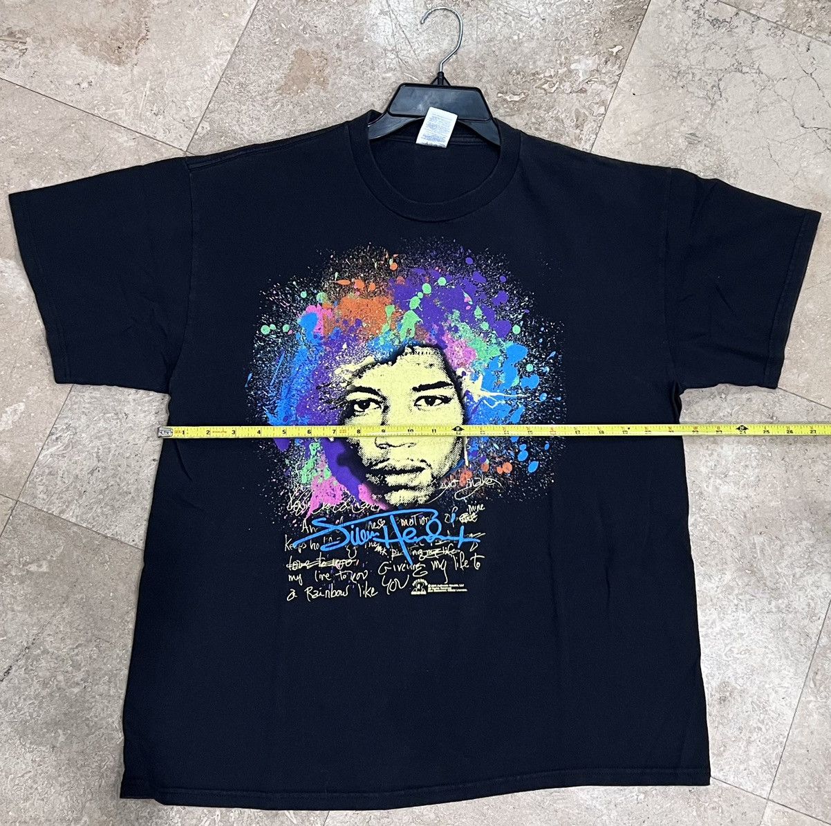 Band Tees × Jimi Hendrix × Vintage Jimi Hendrix Bold as Love Signature Rock TShirt Sz:L Size US L / EU 52-54 / 3 - 9 Thumbnail