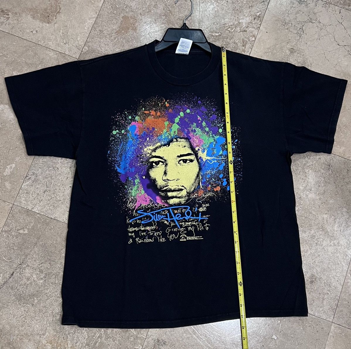 Band Tees × Jimi Hendrix × Vintage Jimi Hendrix Bold as Love Signature Rock TShirt Sz:L Size US L / EU 52-54 / 3 - 8 Thumbnail