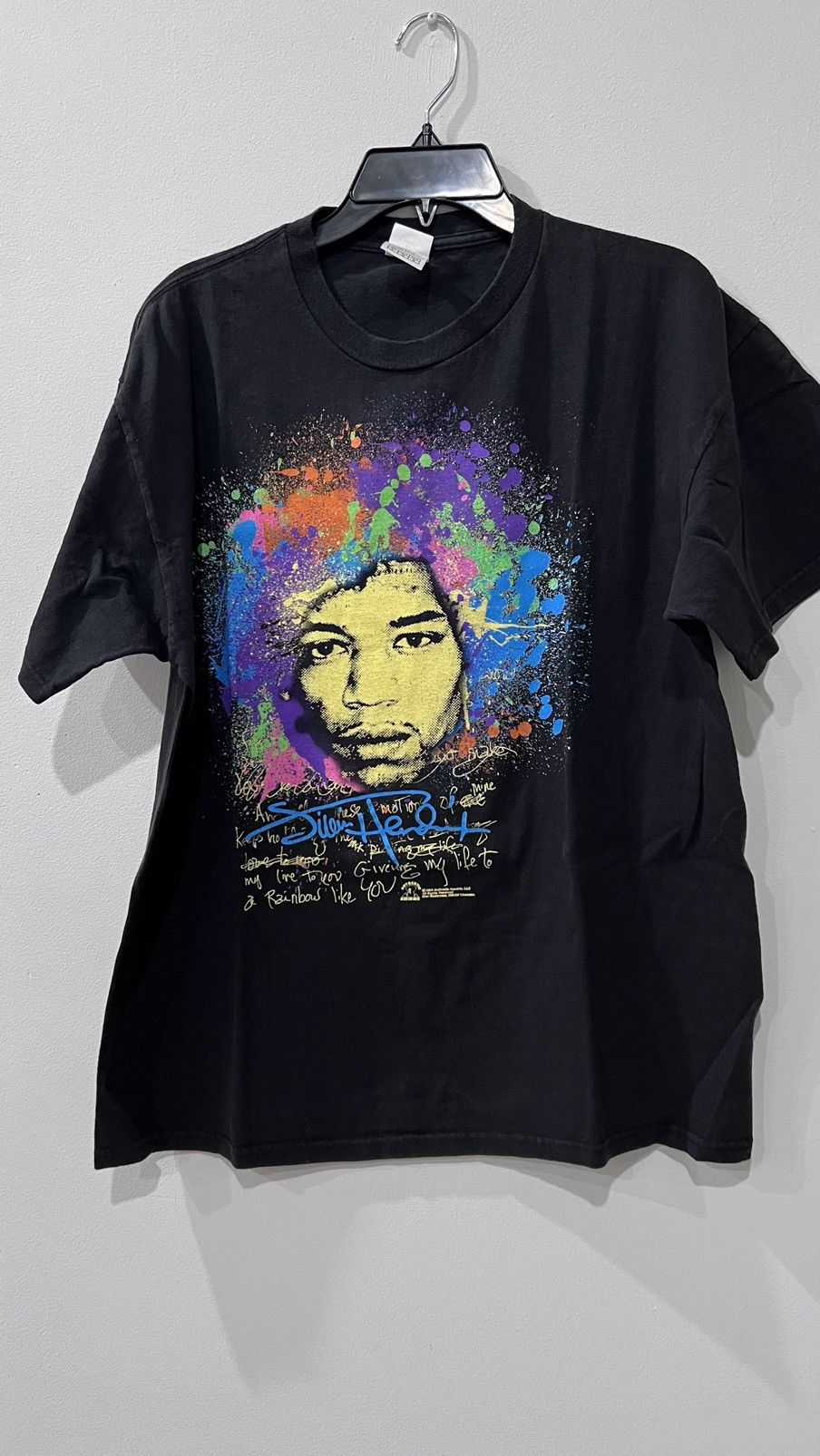 Band Tees × Jimi Hendrix × Vintage Jimi Hendrix Bold as Love Signature Rock TShirt Sz:L Size US L / EU 52-54 / 3 - 1 Thumbnail