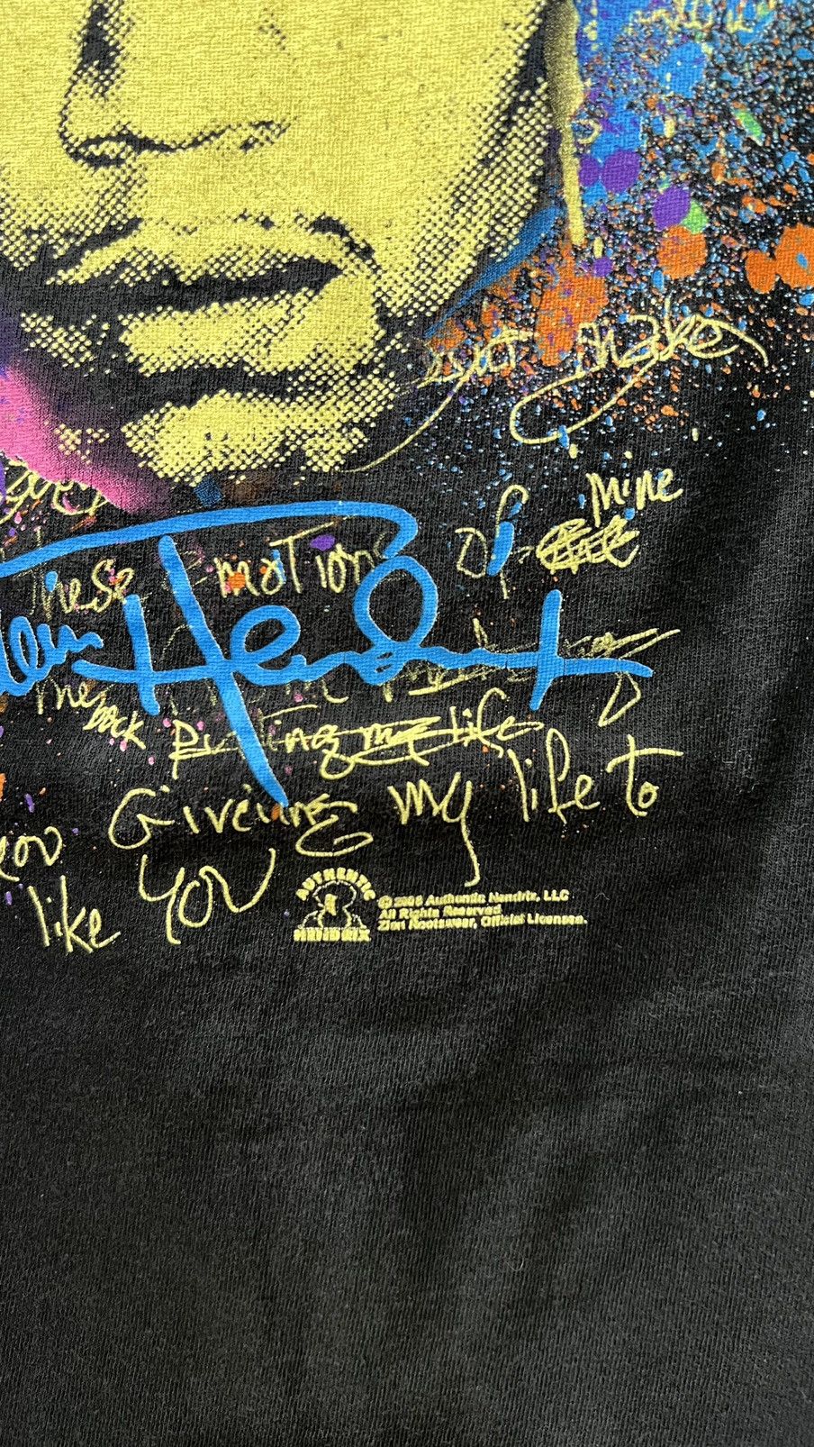 Band Tees × Jimi Hendrix × Vintage Jimi Hendrix Bold as Love Signature Rock TShirt Sz:L Size US L / EU 52-54 / 3 - 2 Thumbnail