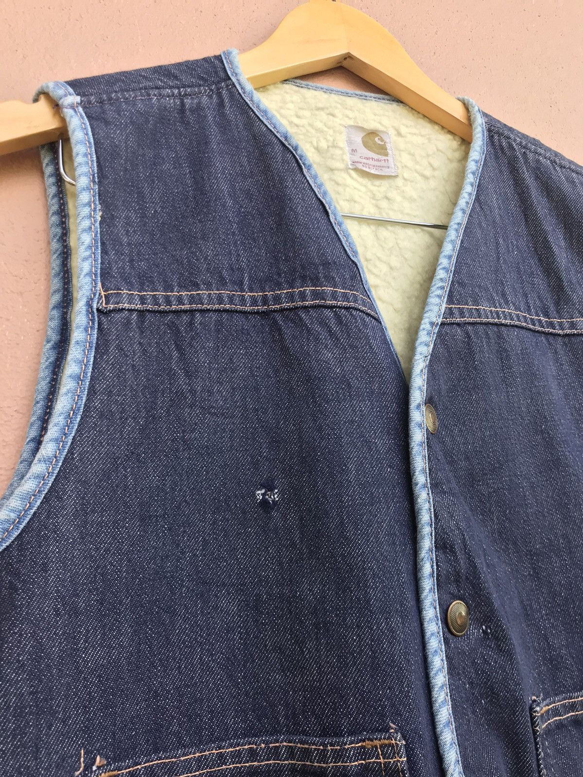 Carhartt Carhartt Denim Vest Size US S / EU 44-46 / 1 - 12 Thumbnail