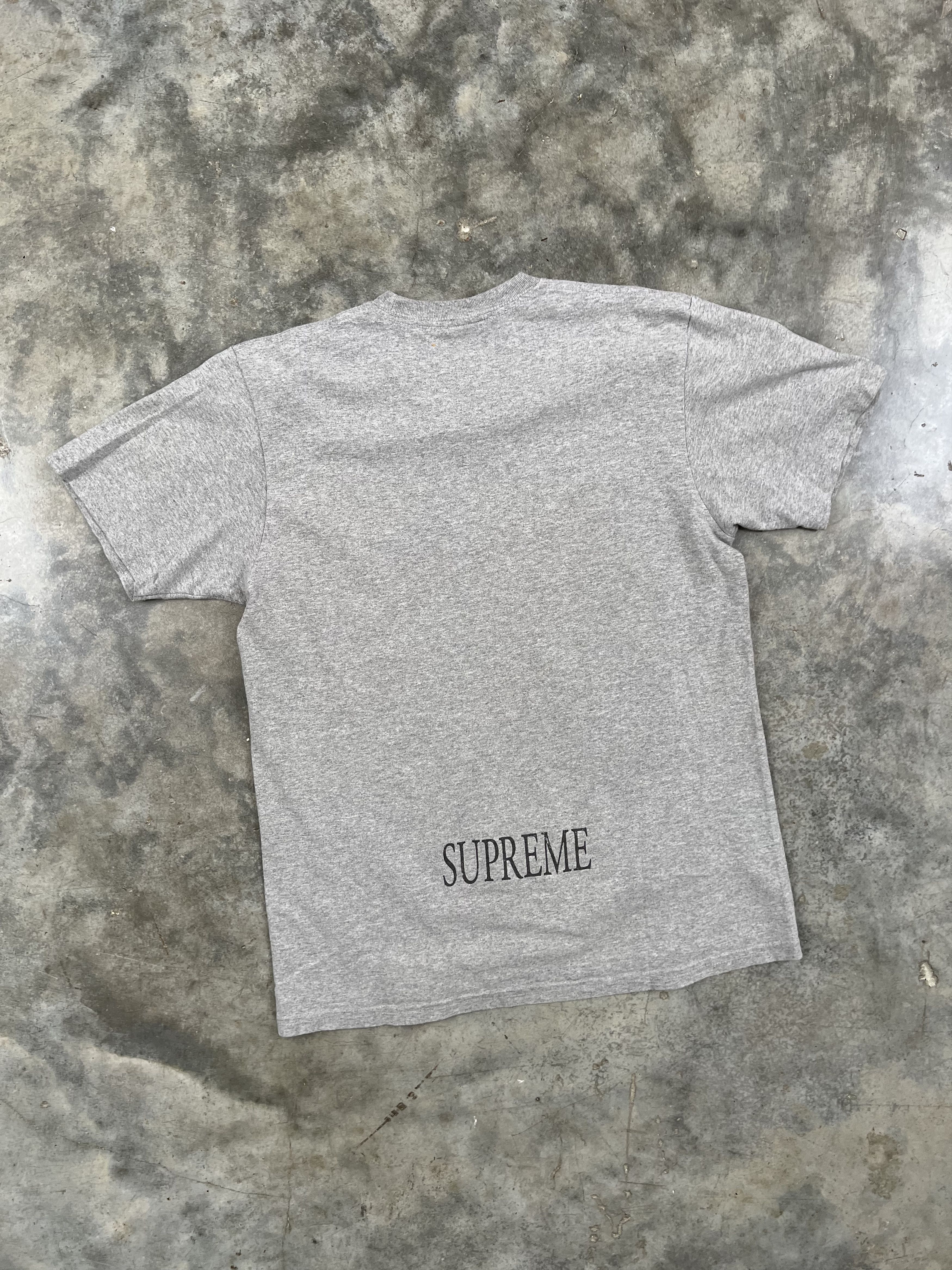 Supreme Supreme Sid Vicious The Decline Portrait Tee Grey Medium Size US M / EU 48-50 / 2 - 4 Thumbnail