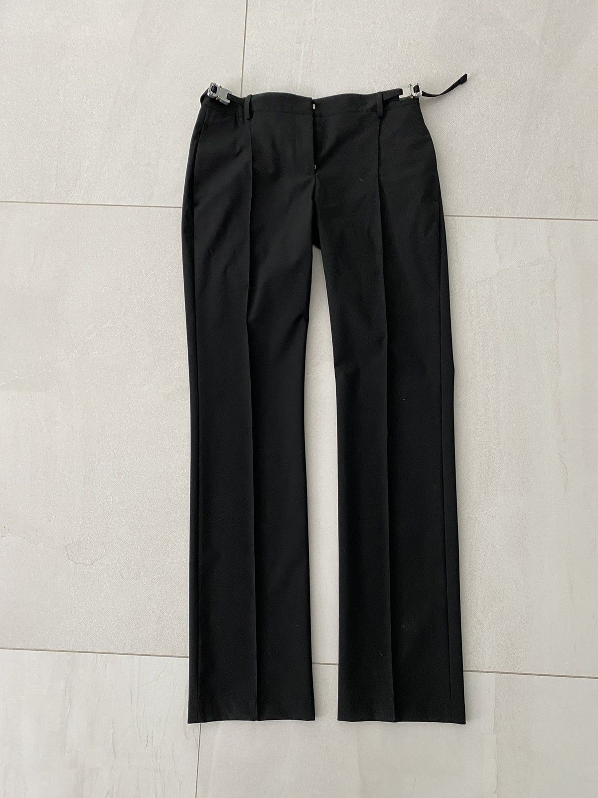 image of Alyx Double Buckle Tailoring Pant in Black, Men's (Size 32)