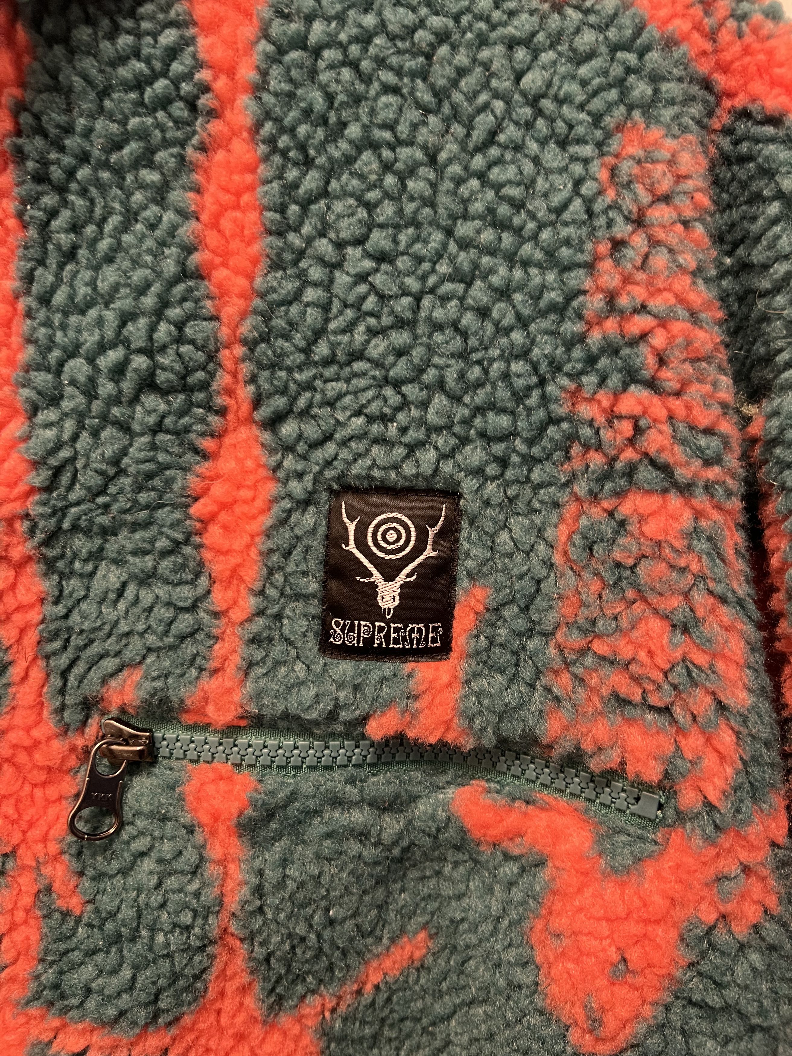 Supreme Supreme SOUTH2WEST8 Fleece Jacket Size US M / EU 48-50 / 2 - 2 Thumbnail