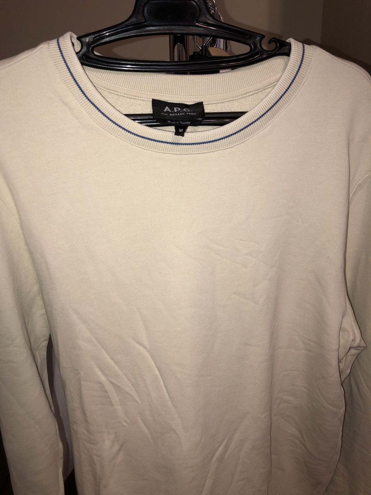A.P.C. A.P.C. Cream Crewneck Size US M / EU 48-50 / 2 - 4 Thumbnail