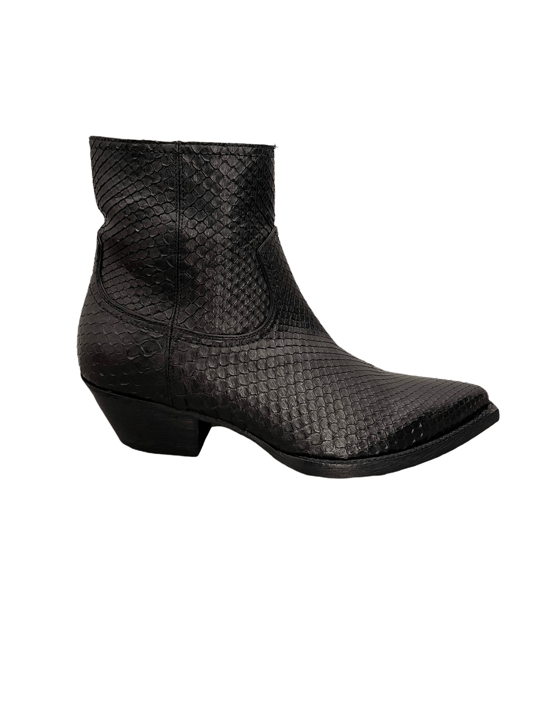 Saint Laurent Paris Saint Laurent Lukas Python Boots | Grailed