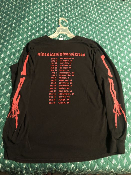 AWGE Playboi Carti Skeleton Tour LS | Grailed