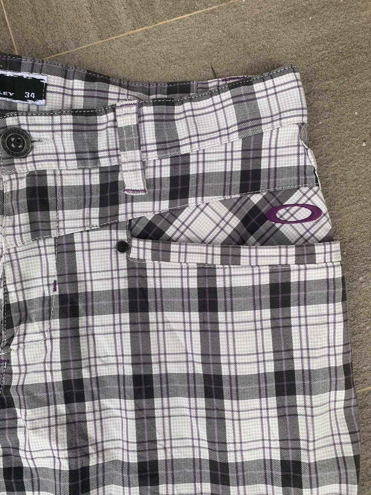 Oakley Oakley Checkered Cargo Pants Size US 34 / EU 50 - 8 Thumbnail