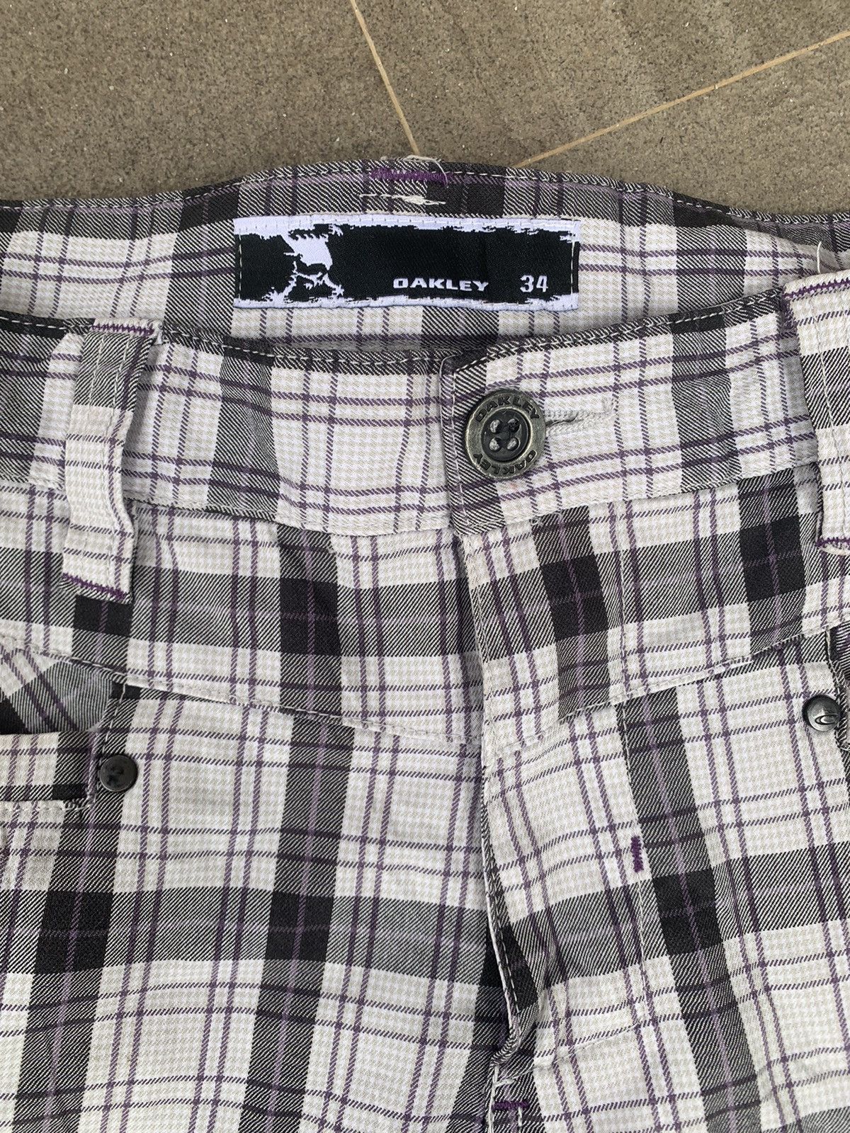 Oakley Oakley Checkered Cargo Pants Size US 34 / EU 50 - 9 Thumbnail