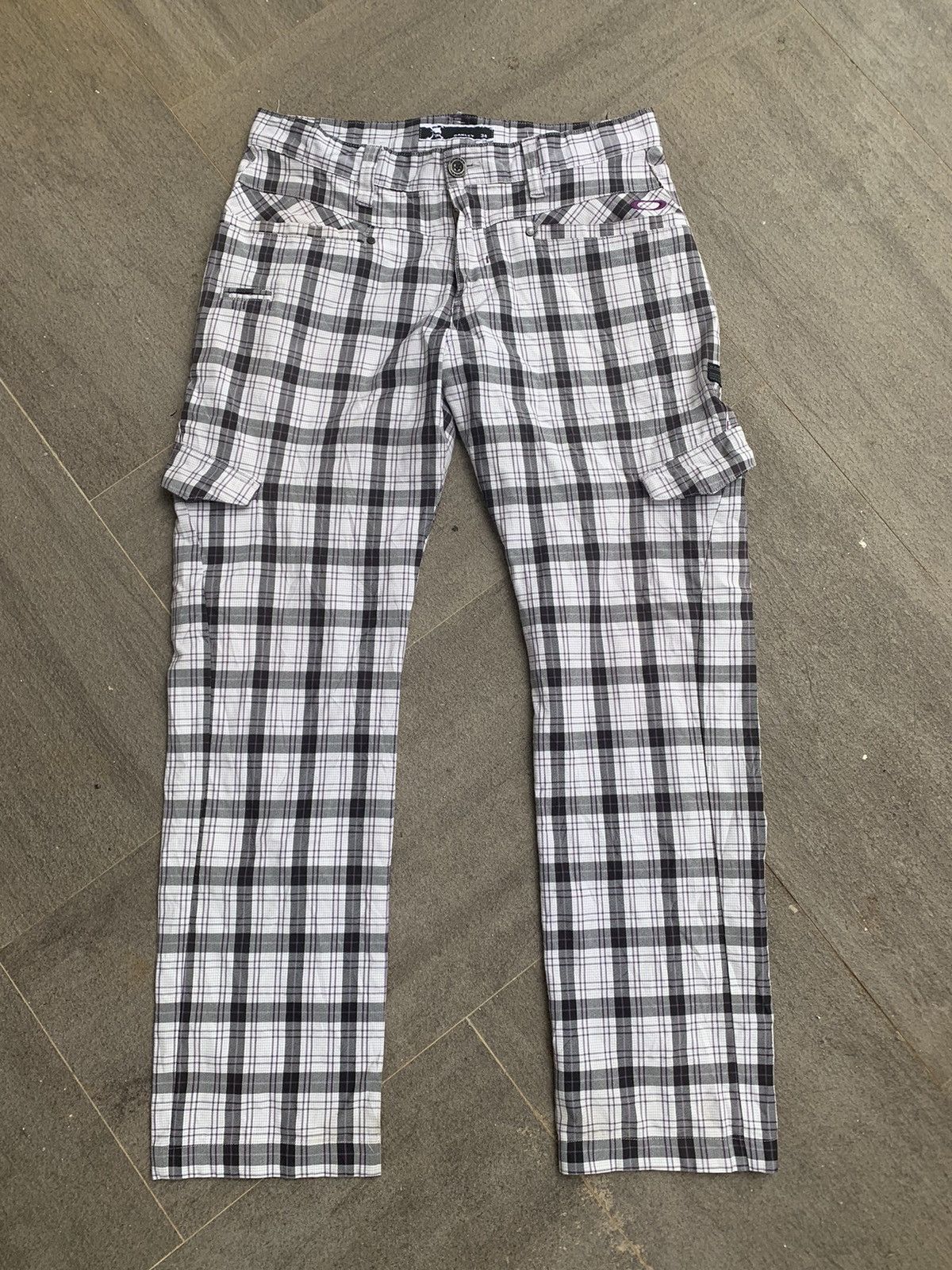 Oakley Oakley Checkered Cargo Pants Size US 34 / EU 50 - 1 Thumbnail